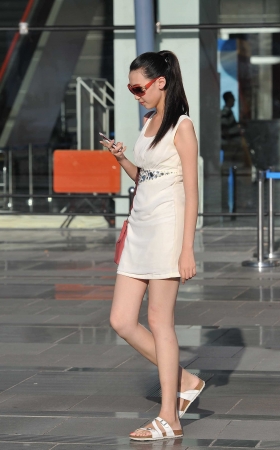 身材气质俱佳的短裙美女 [12P]
