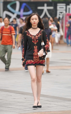 大长腿，中国风 [12P]