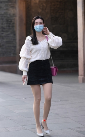 黑裙美女(55P)