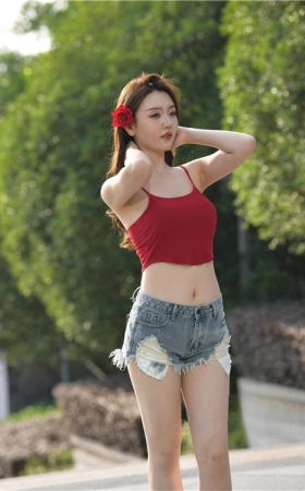 热裤小蛮腰美女(157P)