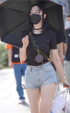 牛仔热裤美女(86P)
