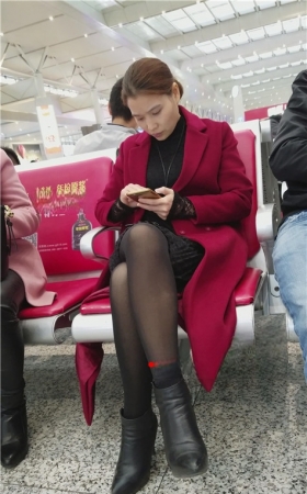 红衣黑丝
