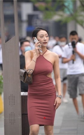 性感的高跟包臀裙小姐姐【套图+视频】