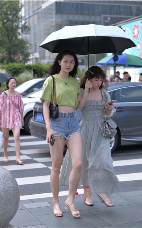 高挑的热裤美女(85P)