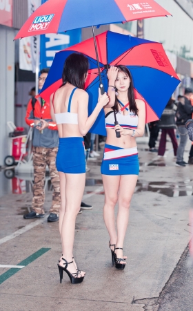 车模美女