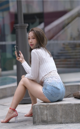 （套图一）青春靓丽热裤女孩 (300P)
