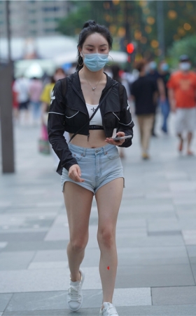 街拍热裤小姐姐(82P)