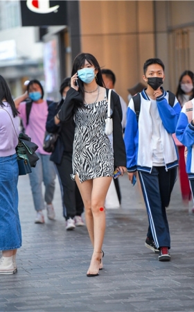 （视频+套图）斑马裙女孩(61P)
