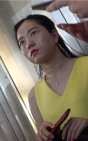 紧身黑色热裤美女MJ421