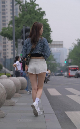 热裤美女MJ3366