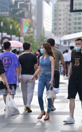 摘下口罩~原来如此美丽