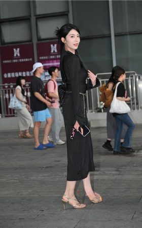 黑色长裙美人(100P)