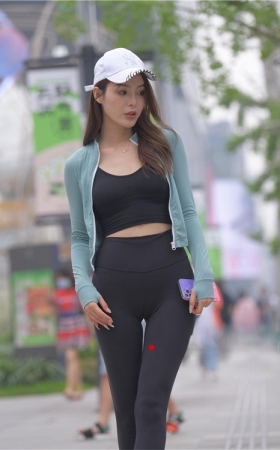 性感黑色瑜伽【套图+视频】