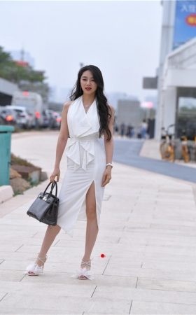 漂亮的白裙美女(81P)