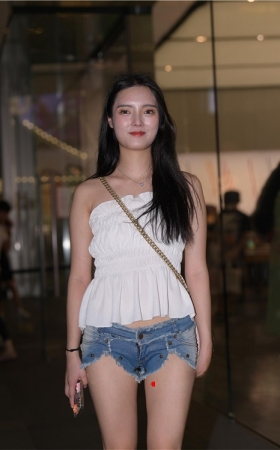 热裤甜妹(53P)