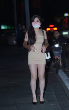 夜拍包臀裙小姐姐(189P)