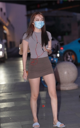 包臀裙美女(123P)