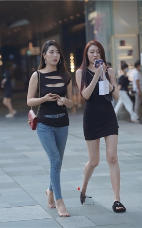 高跟牛仔裤美女(161P)