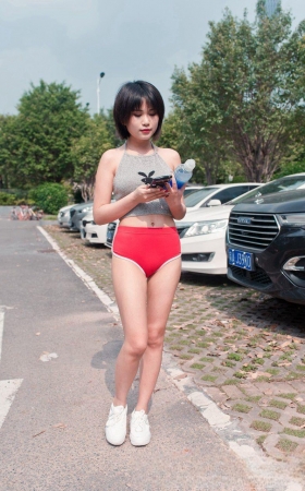 萌宝儿性感运动热裤MJ3335