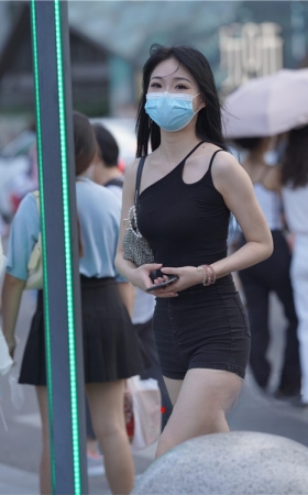 黑色热裤美女(158P)