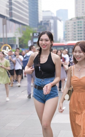 迷人高腰牛仔 [50P-664MB]