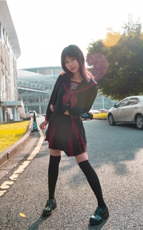 黑裙女孩【套图+视频】