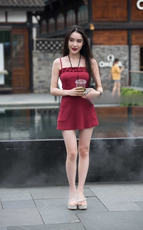 吊带裙美女 [15P]