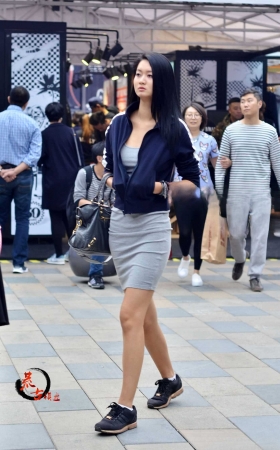 10-16 灰色包臀裙 [13P]